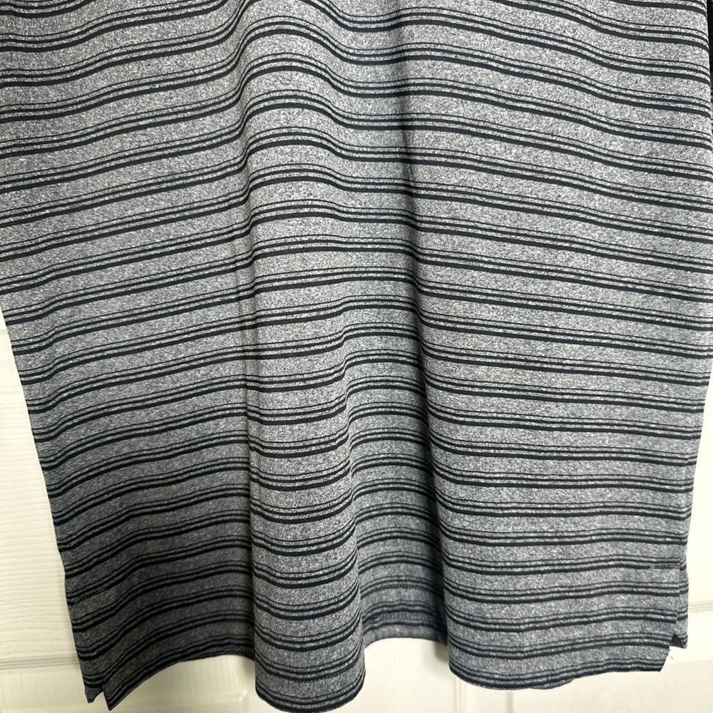 Nike Dri Fit San Francisco Giants MLB 20 at 24 Polo Shirt Mens Large Gray Stripe - Picture 4 of 8